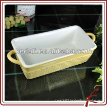 2014 mini stoneware porcelain lasagna pan with handle